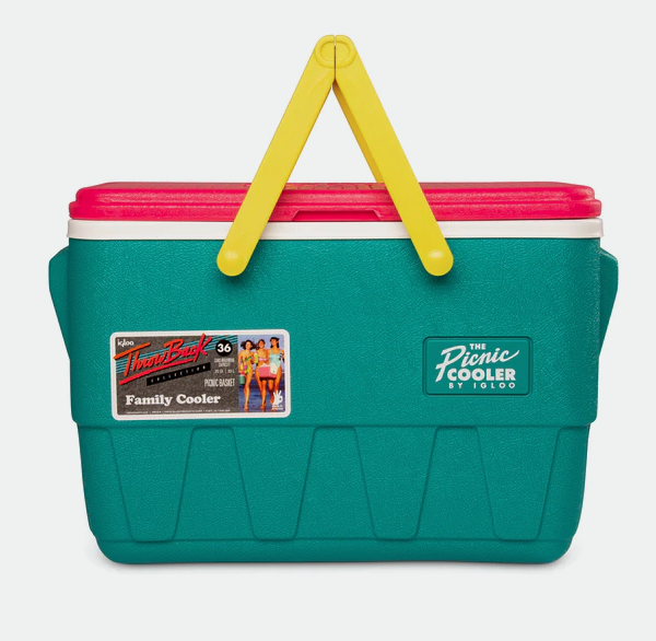 picnic essentials, igloo retro cooler, 