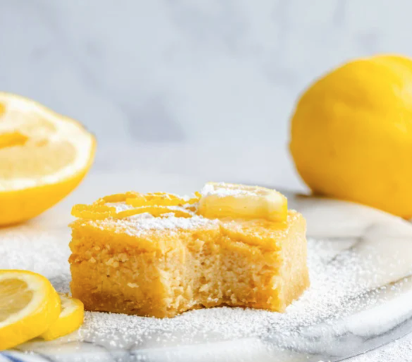 healthy lemon bars, healthy recipes, healthy eating, home by geneva