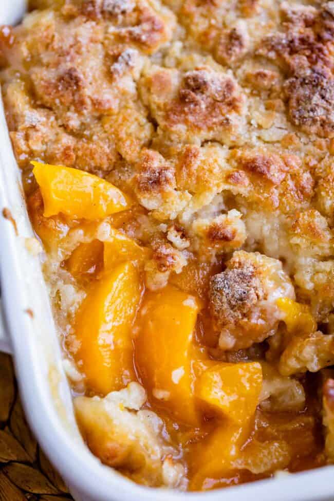 peach cobbler recipe, labor day recipe, 