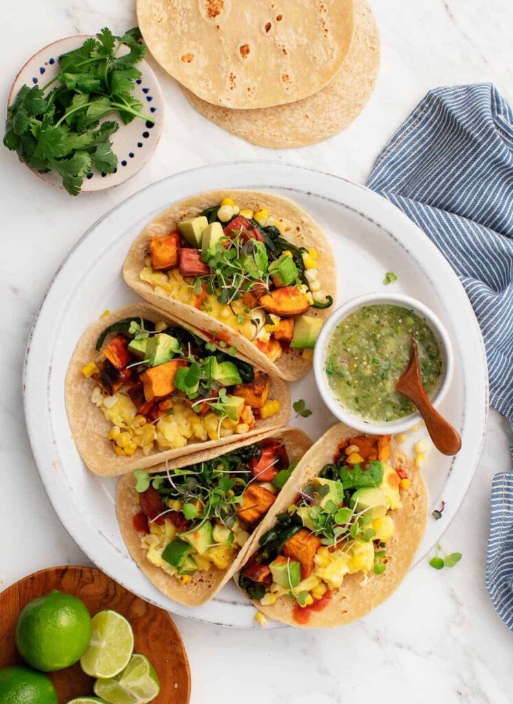 Healthy Breakfast Tacos - Home By Geneva