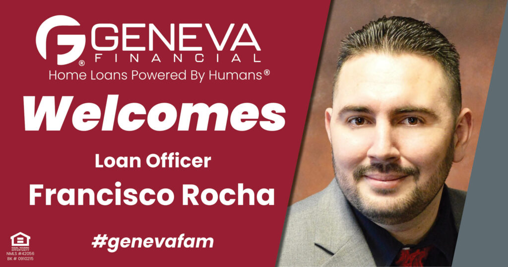 Geneva Financial Welcomes New Loan Officer Francisco Rocha to Arkansas Market