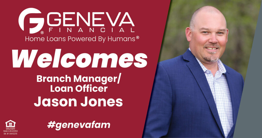 Jason Jones, Licensed Mortgage Branch Manager with Geneva Financial Located in Grand Junction, CO NMLS#873093 – Home Loans Powered by Humans®