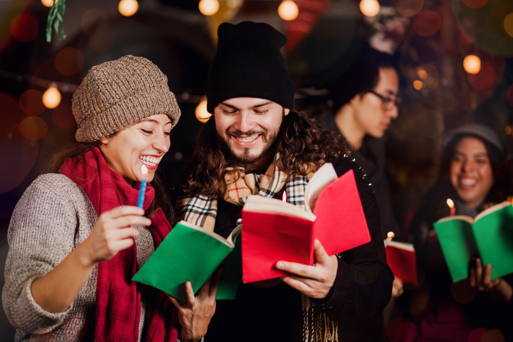 christmas traditions, caroling