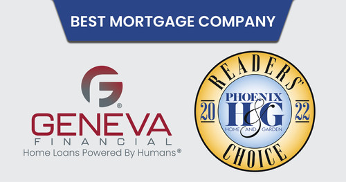 Geneva Financial Named Best in Mortgage 2022 for Phoenix Home & Garden Readers' Choice Awards