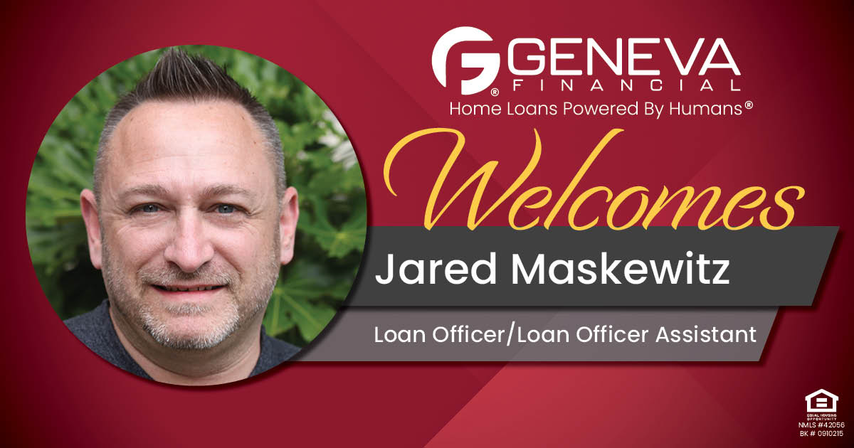 Geneva Financial Welcomes New Loan Officer Jared Maskewitz to Seattle, Washington – Home Loans Powered by Humans®.