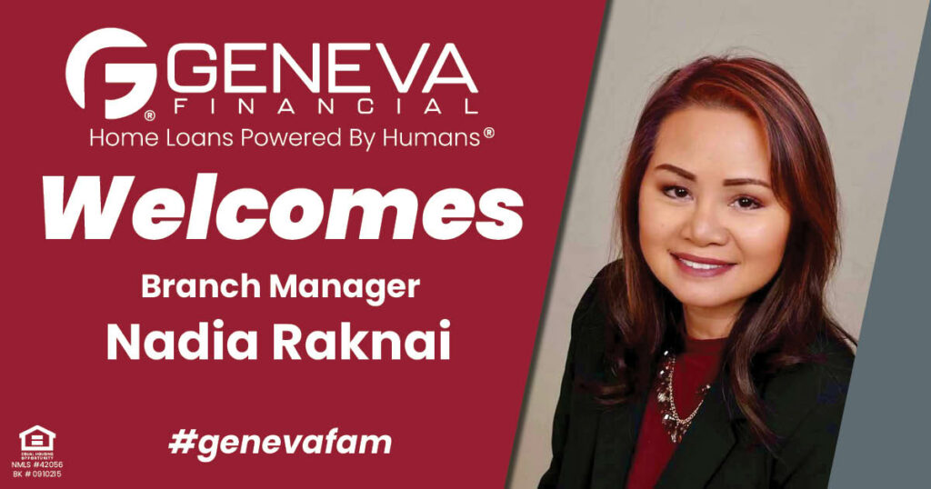 Geneva Financial Welcomes New Branch Manager Nadia Raknai to Seattle, Washington – Home Loans Powered by Humans®.