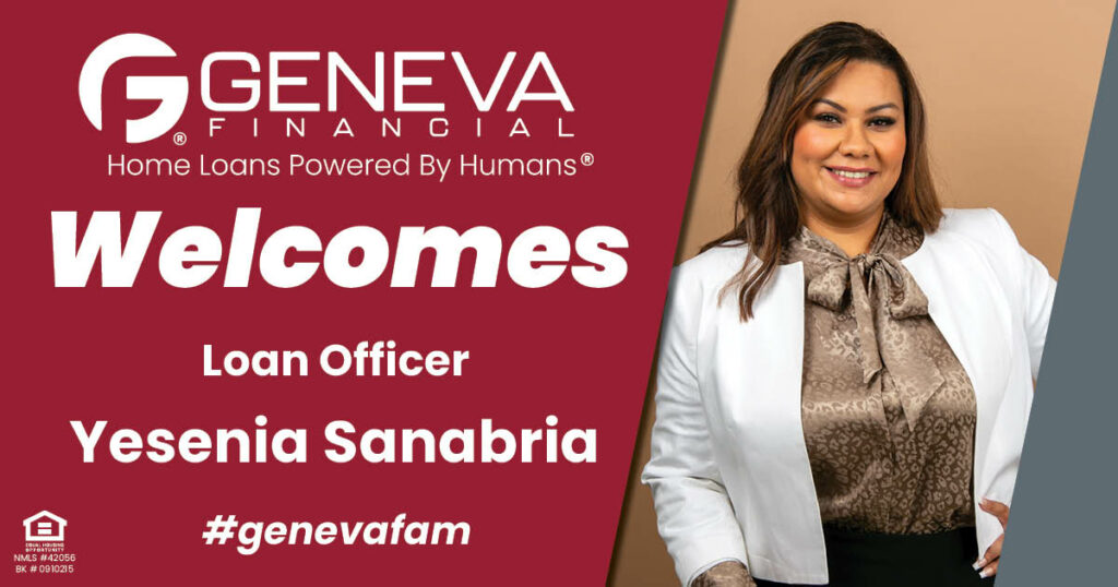 Geneva Financial Welcomes New Loan Officer Yesenia Sanabria to Siloam Springs, Arkansas – Home Loans Powered by Humans®.