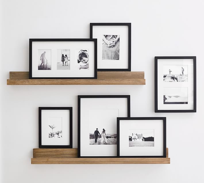 Floating Wood Gallery Picture Frame - White