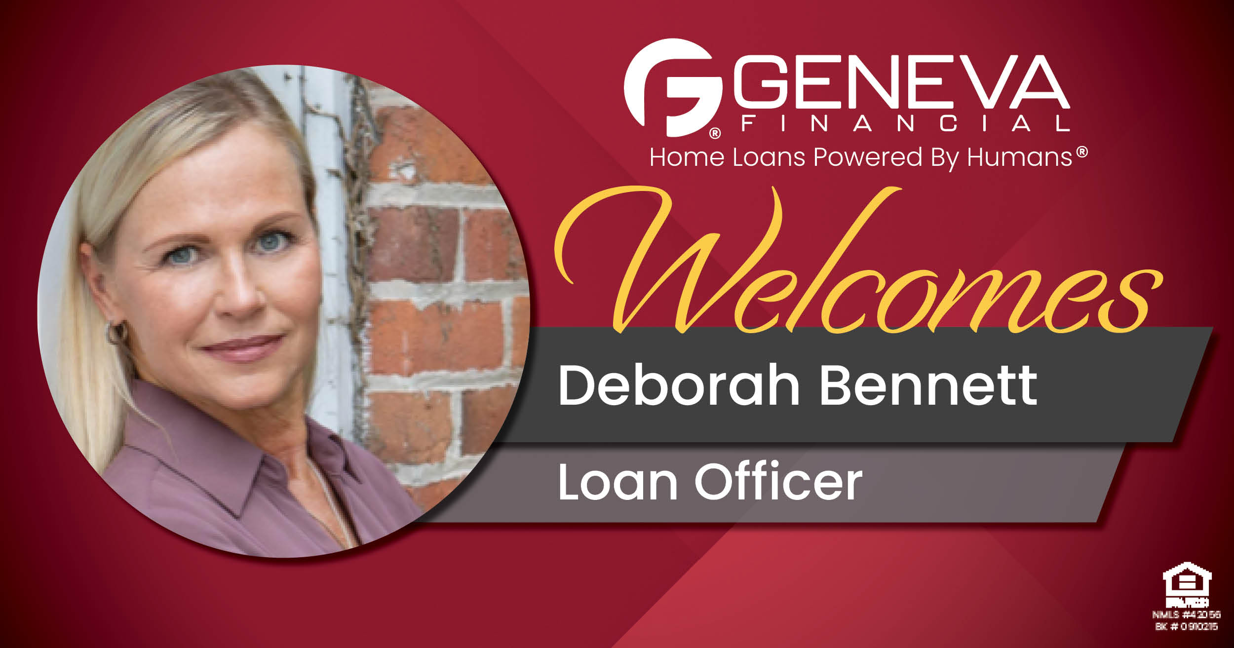 Geneva Financial Welcomes New Loan Officer Deborah Bennett to Indiana Market – Home Loans Powered by Humans®.