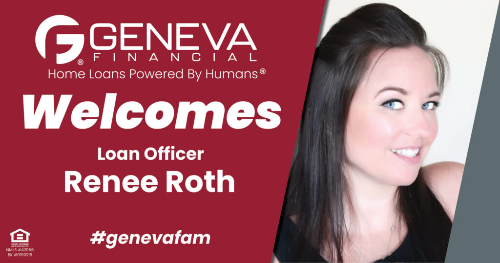 Geneva Financial Welcomes New Loan Officer Renee Roth to the Tennessee Market – Home Loans Powered by Humans®.
