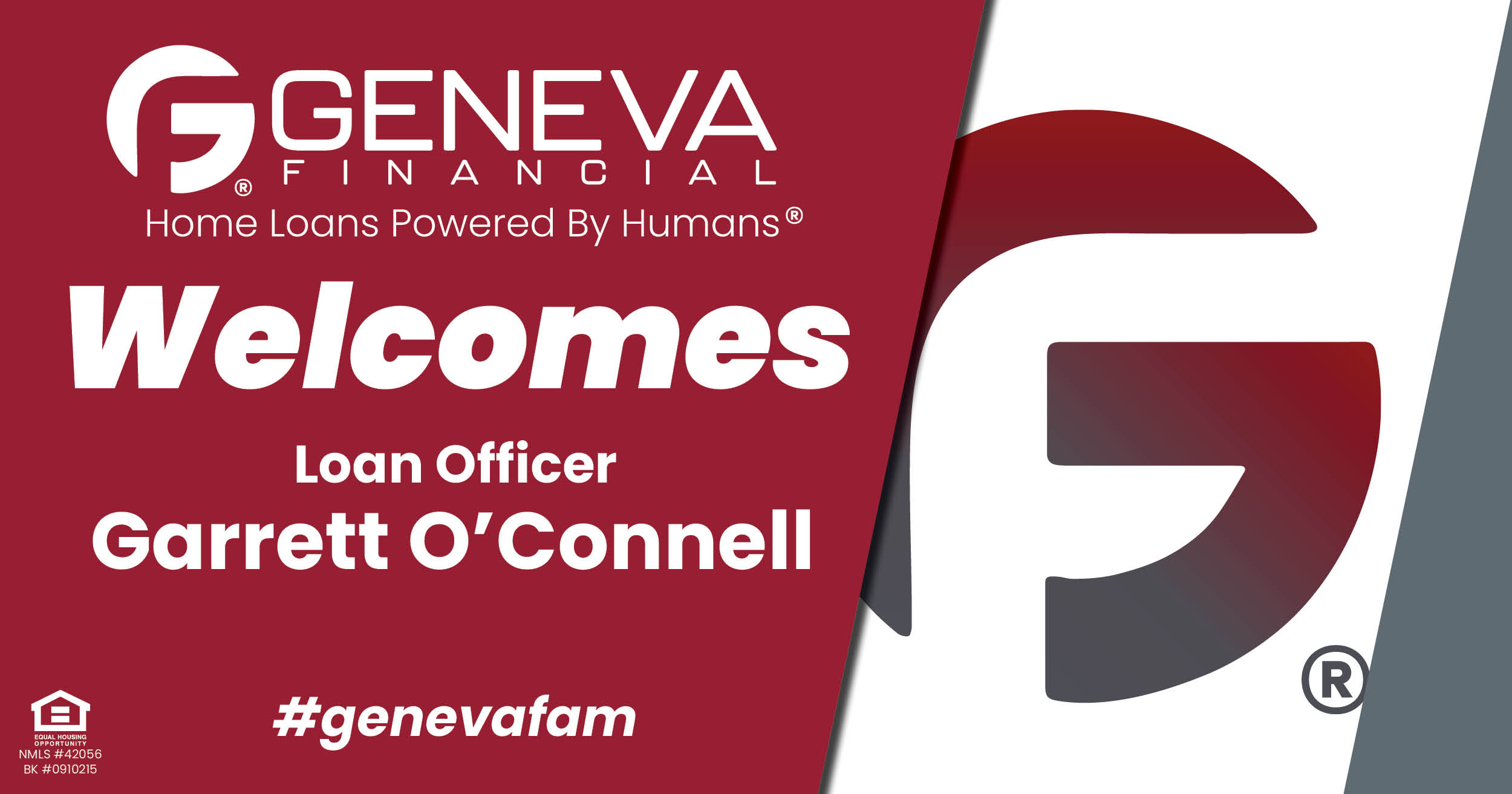 Geneva Financial Welcomes New Loan Officer Garrett O'Connell to Arnold, Missouri – Home Loans Powered by Humans®.