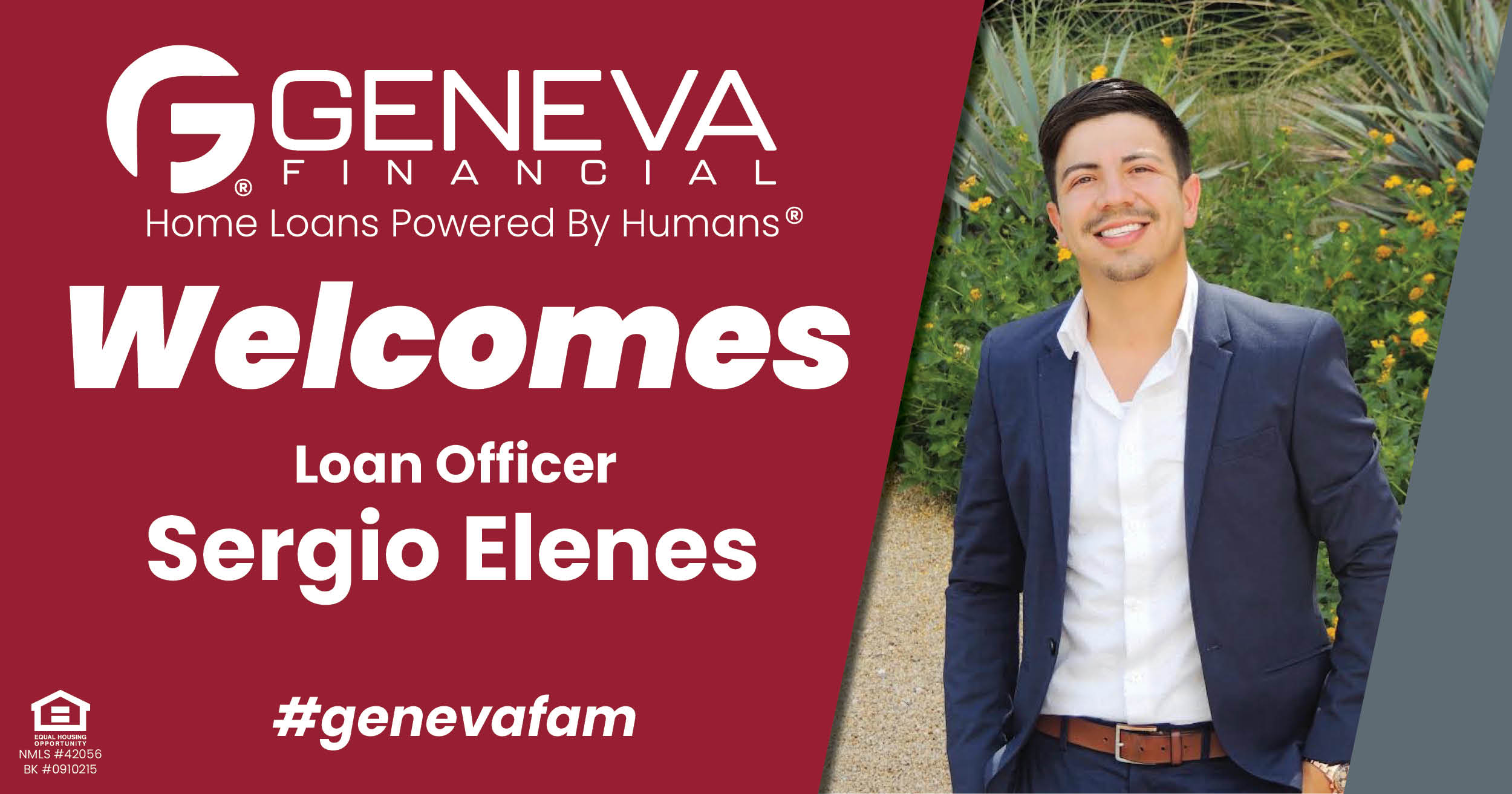 Geneva Financial Welcomes New Loan Officer Sergio Elenes to Phoenix, Arizona– Home Loans Powered by Humans®.