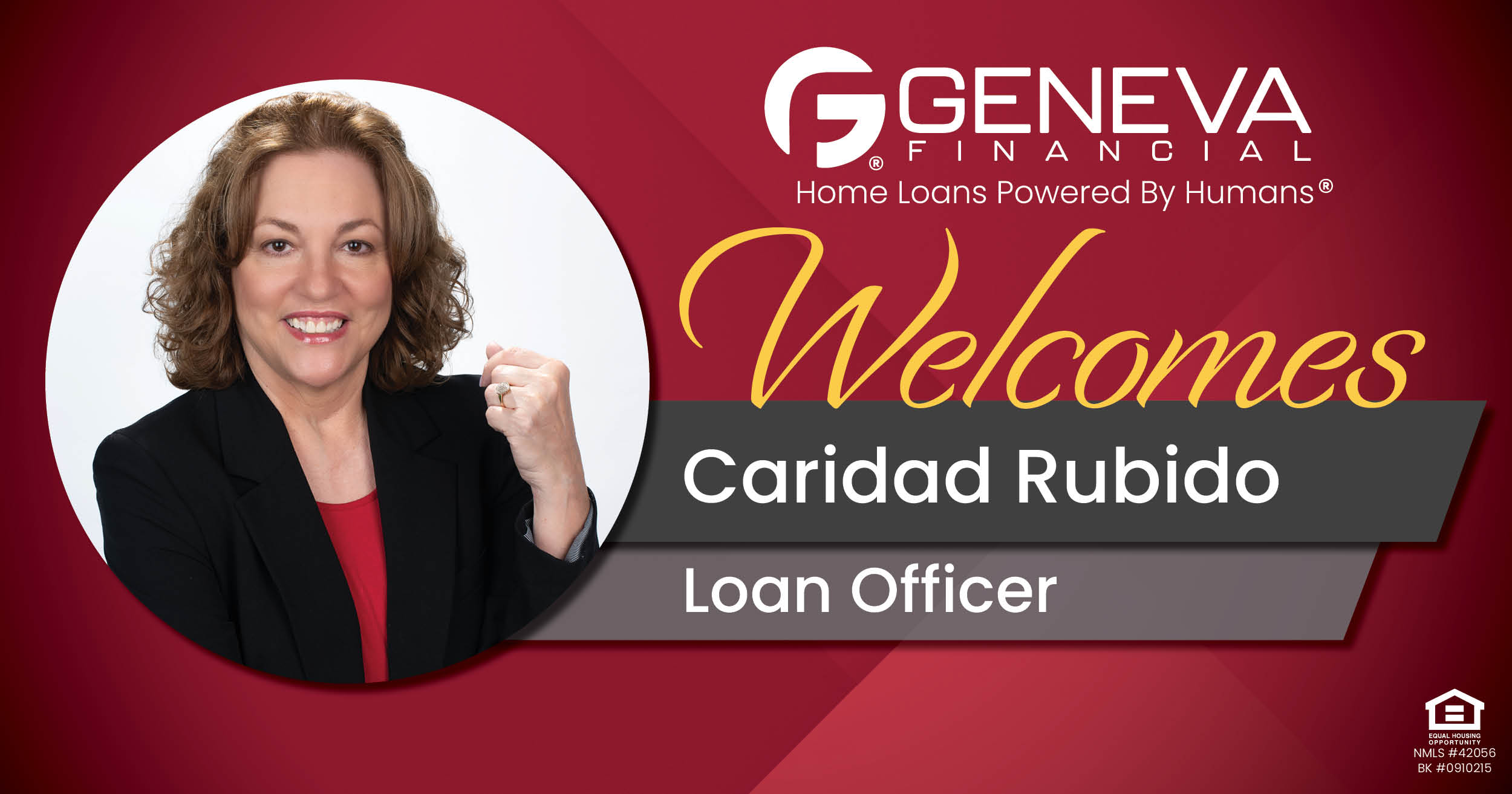Geneva Financial Welcomes New Loan Officer Caridad Rubido to Miami, FL – Home Loans Powered by Humans®.