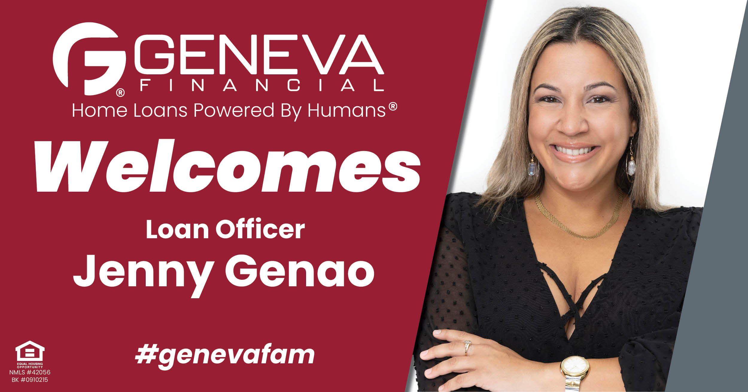 Geneva Financial Welcomes New Loan Officer Jenny Genao to Davenport, Florida – Home Loans Powered by Humans®.
