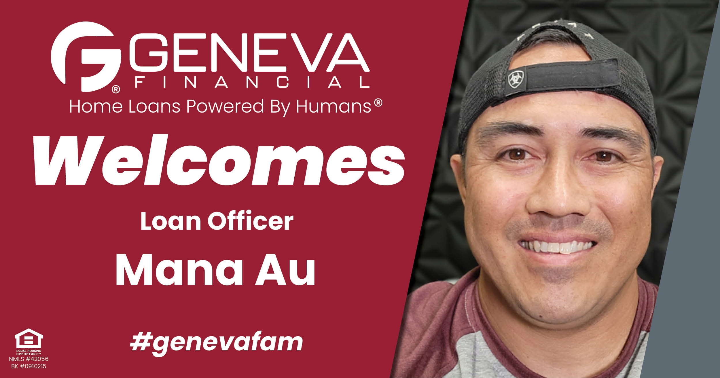 Geneva Financial Welcomes New Loan Officer Mana Au to Arizona Market – Home Loans Powered by Humans®.