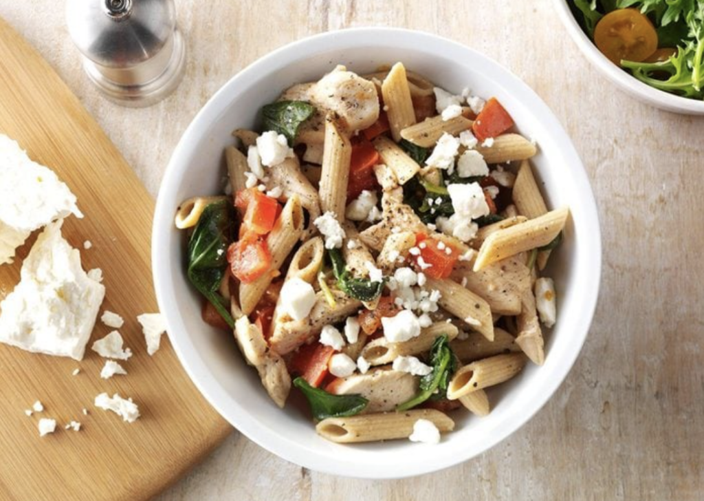 Spinach Feta Chicken Penne