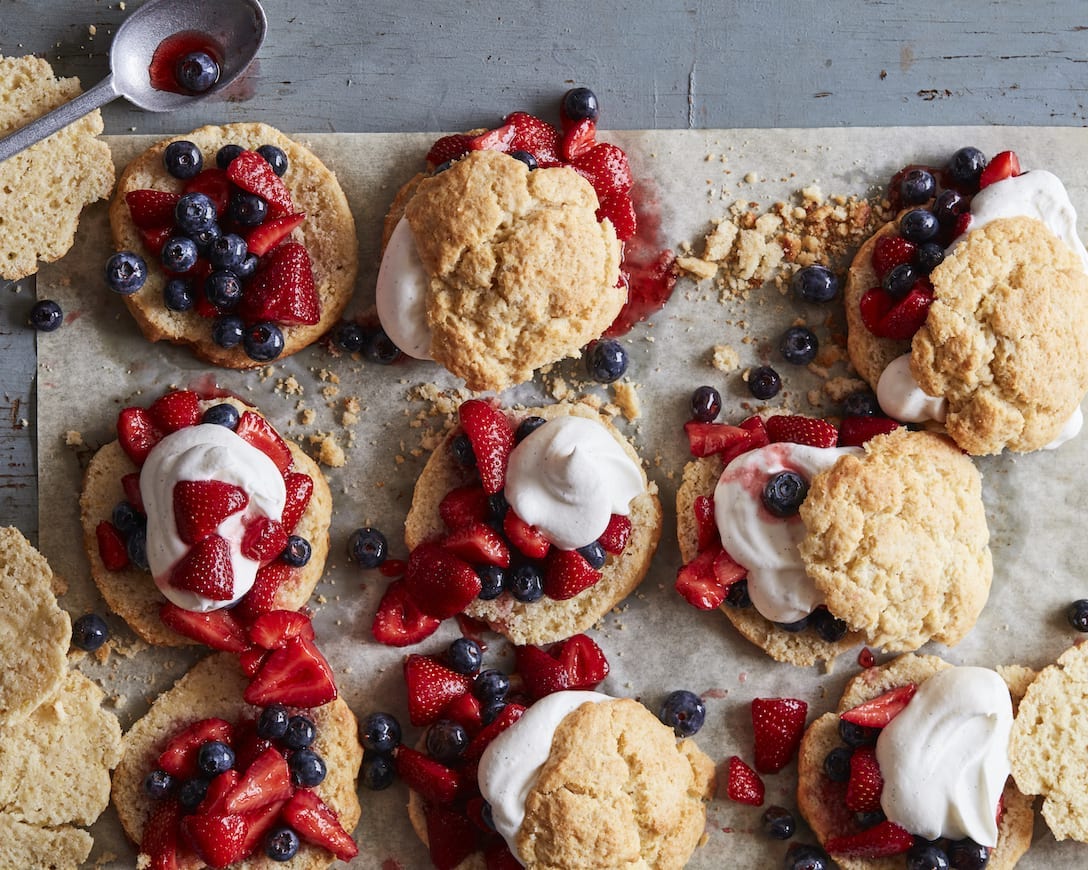 Strawberry Blueberry Shortcakes