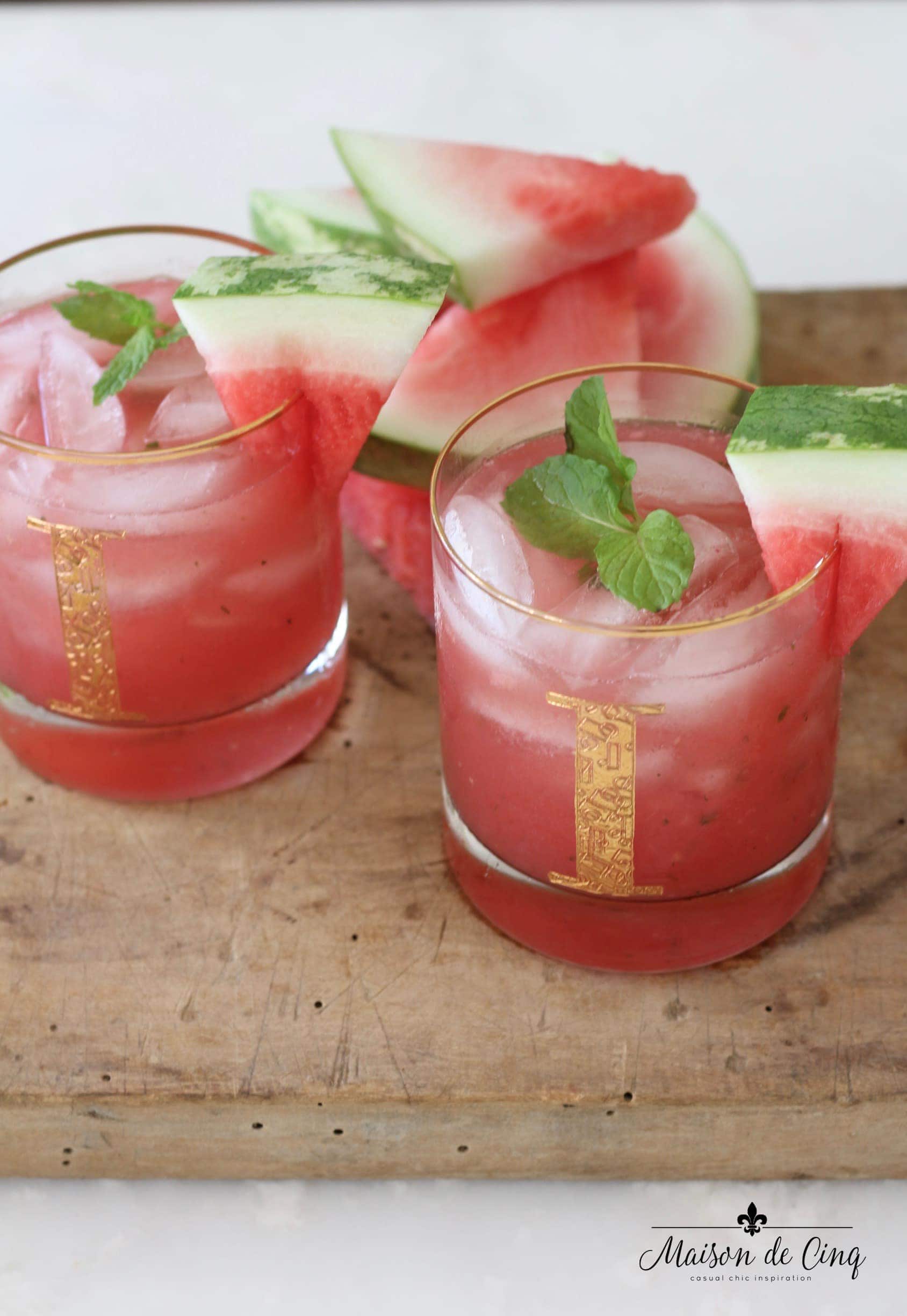 Watermelon Mojito Cocktail