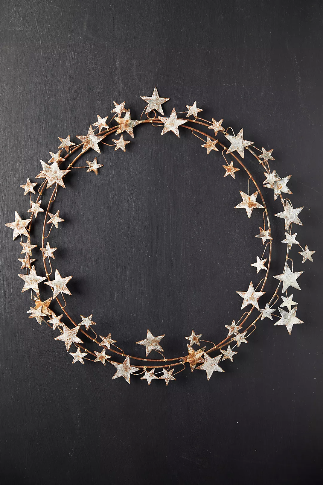 Aged Iron Star Wreath