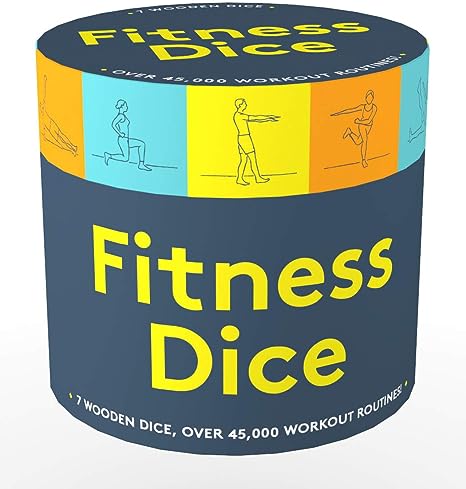 Chronicle Books Fitness Dice Container