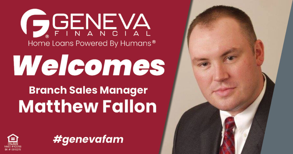 Geneva Financial New Branch Sales Manager Matthew Fallon to