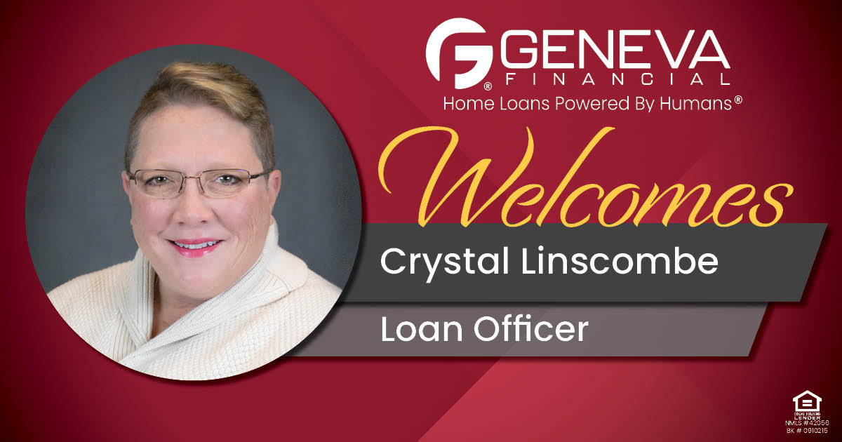 Geneva Financial Welcomes New Loan Officer Crystal Linscombe to Friendswood, Texas – Home Loans Powered by Humans®.