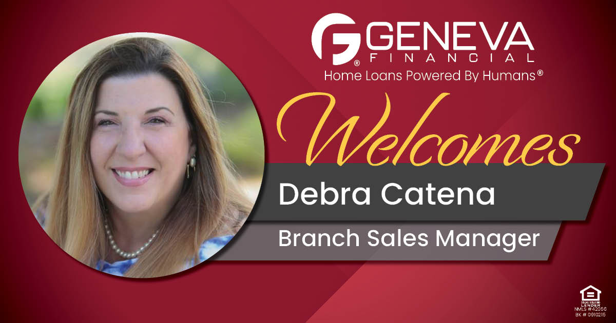 Geneva Financial Welcomes New Branch Sales Manager Debra Catena to Tennessee Market – Home Loans Powered by Humans®.