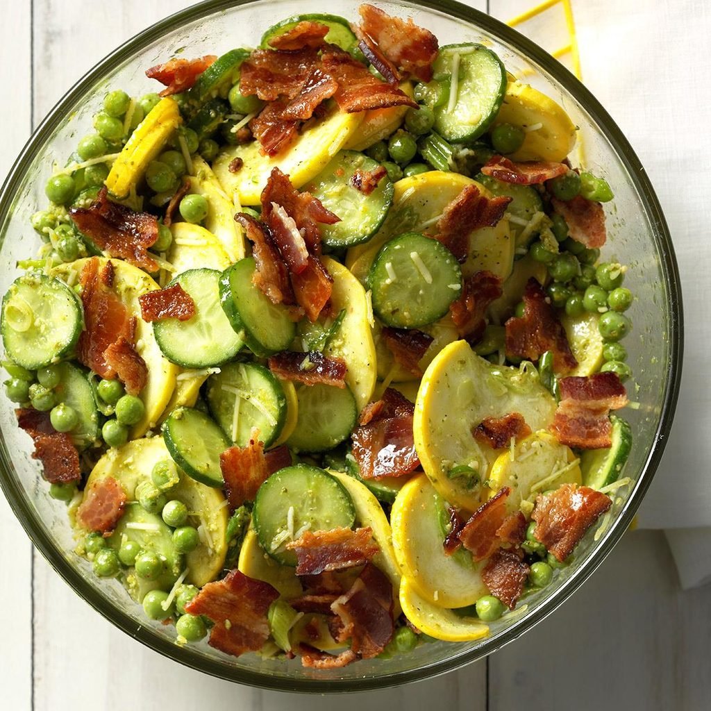 Lemon Pesto Garden Salad