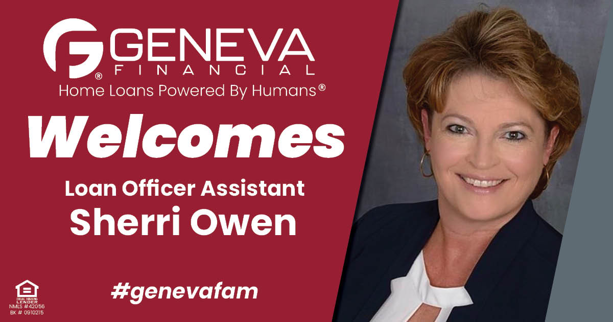 Geneva Financial Welcomes New Loan Officer Assistant Sherri Owen to Colorado Market – Home Loans Powered by Humans®.