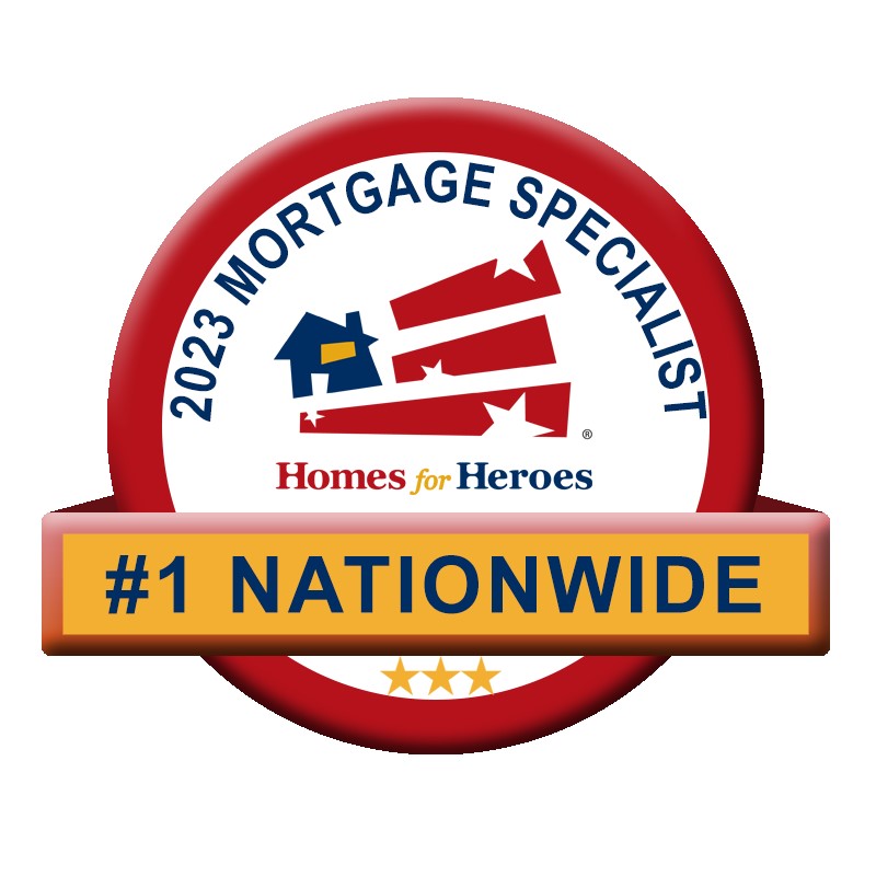 #1 Lender Nationwide for Homes for Heroes Team