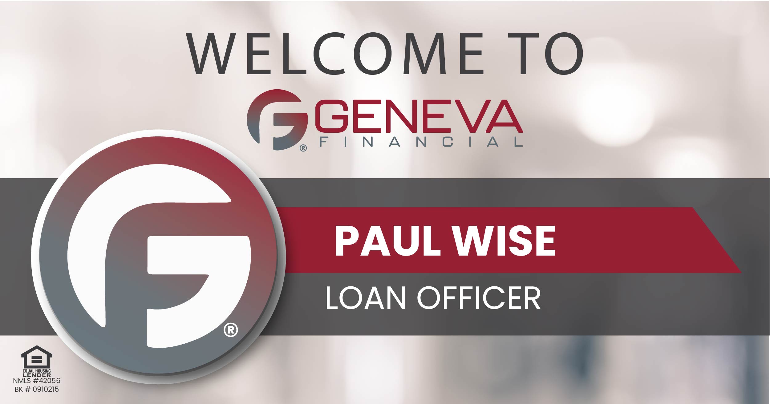 Geneva Financial Home Loans Welcomes New Loan Officer Paul Wise to Florida Market – Home Loans Powered by Humans®.