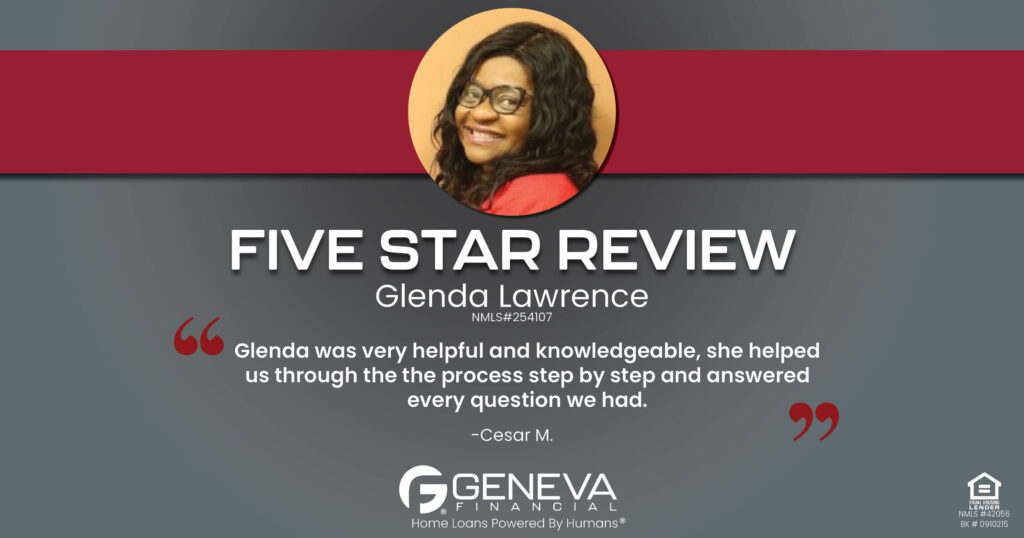 Review for Glenda Lawrence, California Geneva Financial