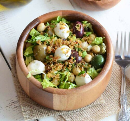 Bread Crumb Salad